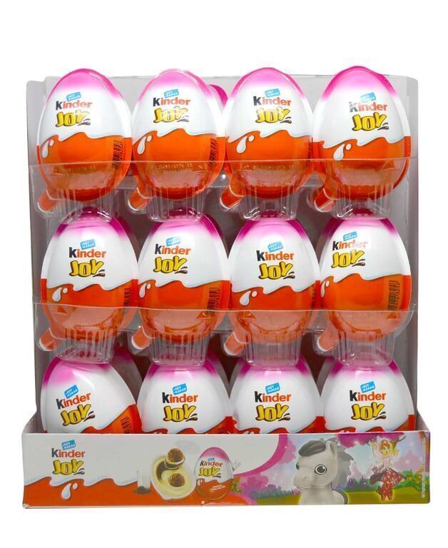 Kinder Joy Sürpriz Yumurta Kızlara Özel Oyuncaklı 20 G x 24 Adet
