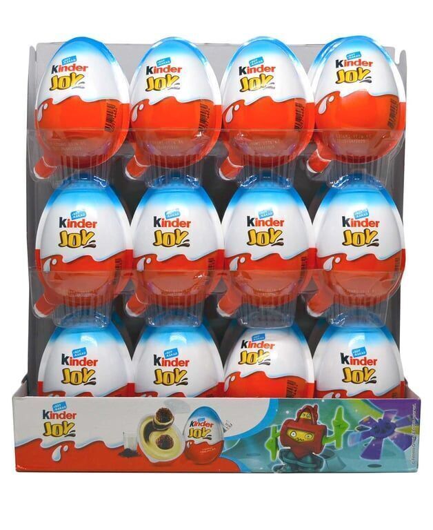 Kinder Joy Sürpriz Yumurta Erkeklere Özel Oyuncaklı 20 G x 24 Adet