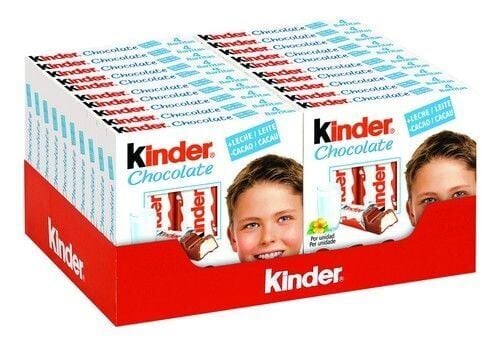 Kinder Chocolate T4 50 gr Çikolata-20 Adet