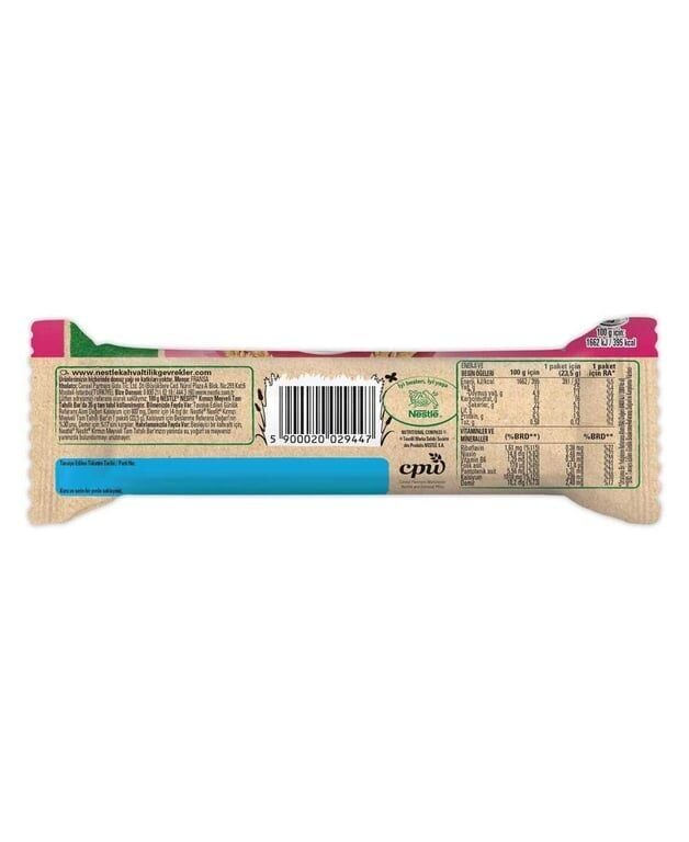 Nestle Nesfit Tam Tahıllı Bar 23,5 gr 16'lı Paket Kırmızı Meyveli