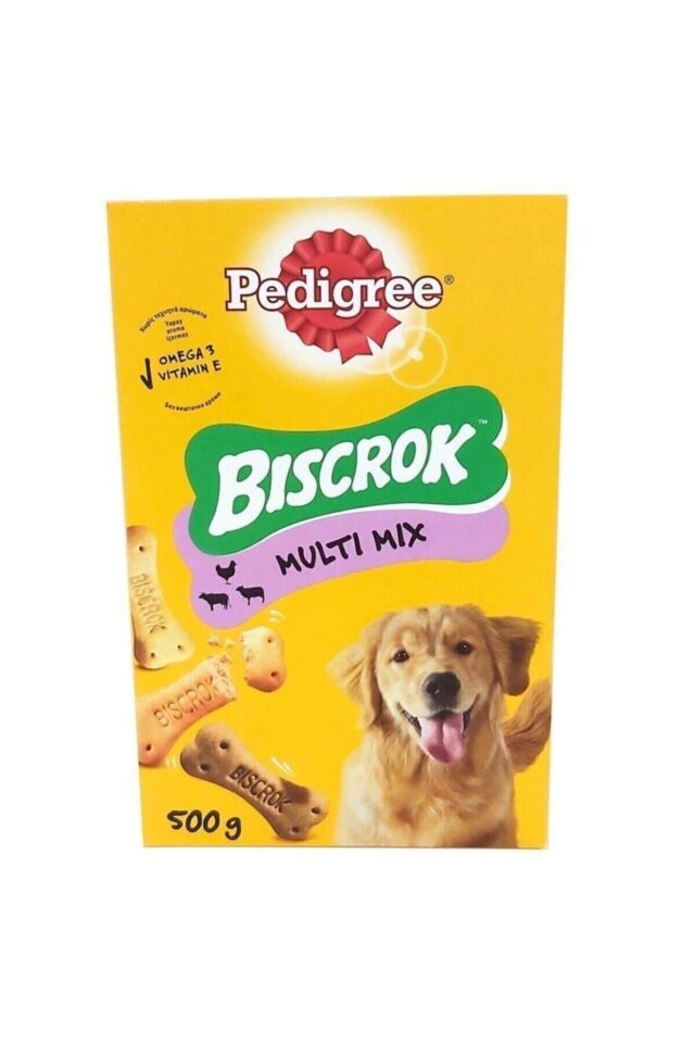 Pedigree Biscrok Multi Mix Köpek Ödül Bisküvisi 500 Gr (6 Adet)