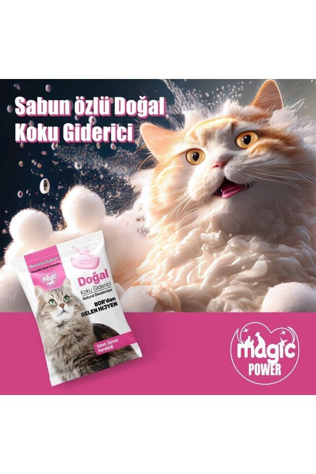 Kedi kumu Koku Giderici Sabun Kokulu 25gr 5 Adet