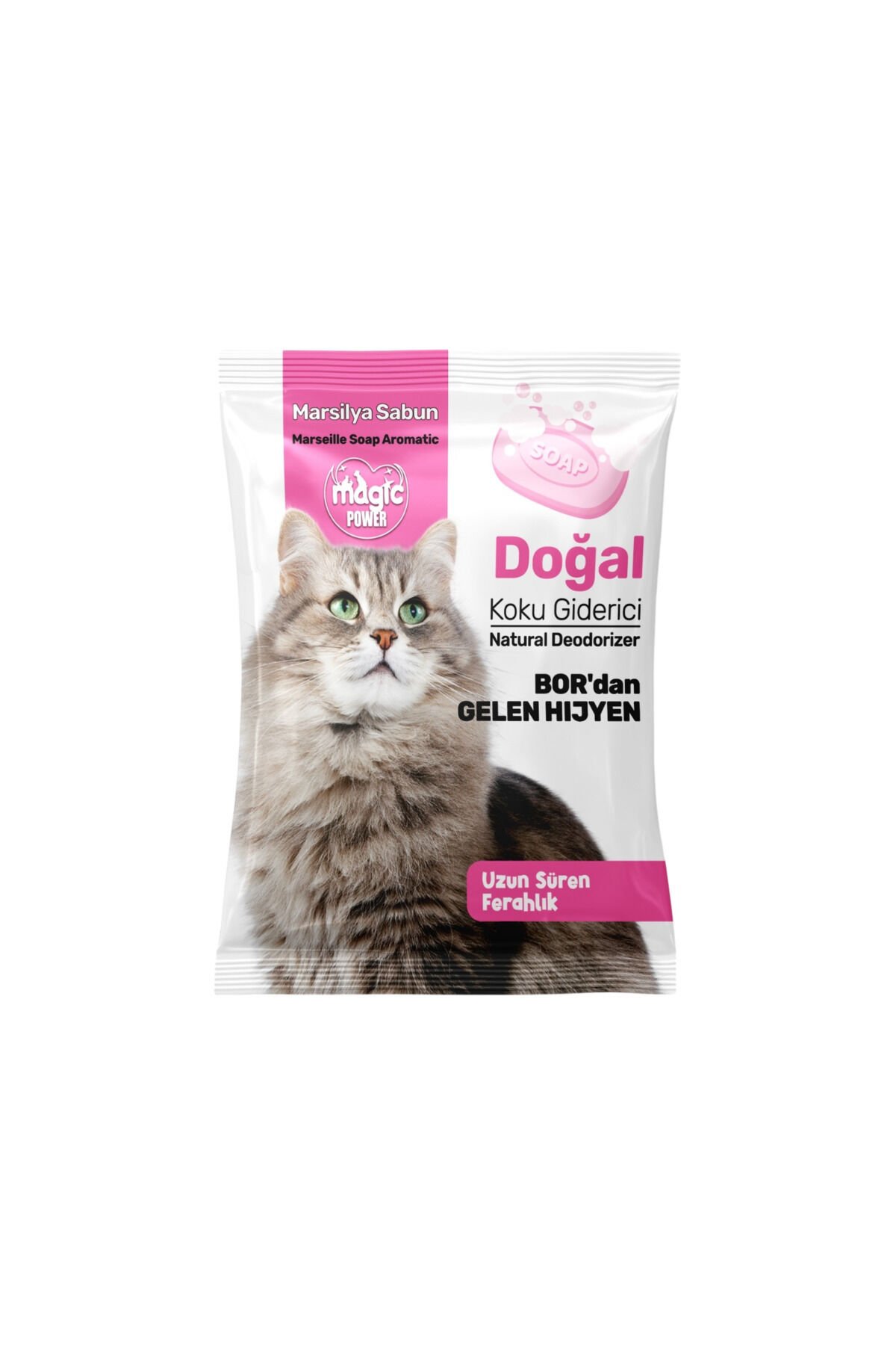 Kedi kumu Koku Giderici Sabun Kokulu 25gr 5 Adet