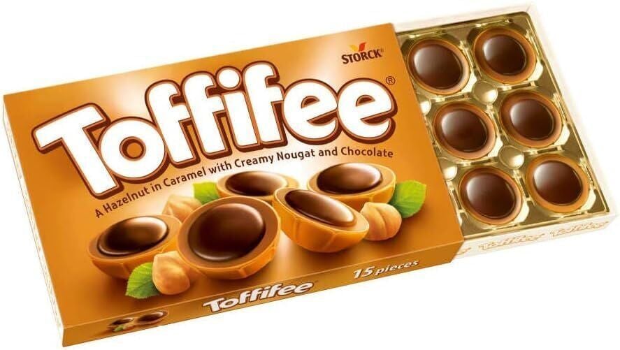 Toffiee Karamel Dolgulu Sütlü Fındıklı Çikolata 125gr