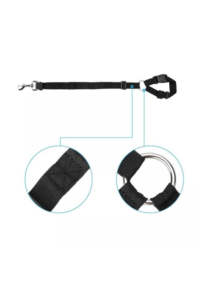 Köpek Emniyet Kemeri Ve Gezdirme Tasması - Tüm Araçlara Uyumlu - Köpek Araba Seyahat Kemeri
