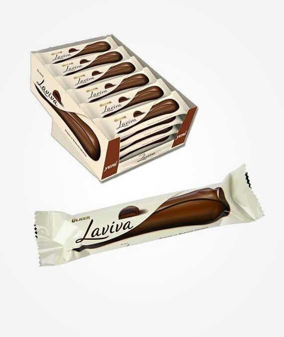 Ülker Laviva Krema Dolgulu Bisküvili Çikolata 35 g