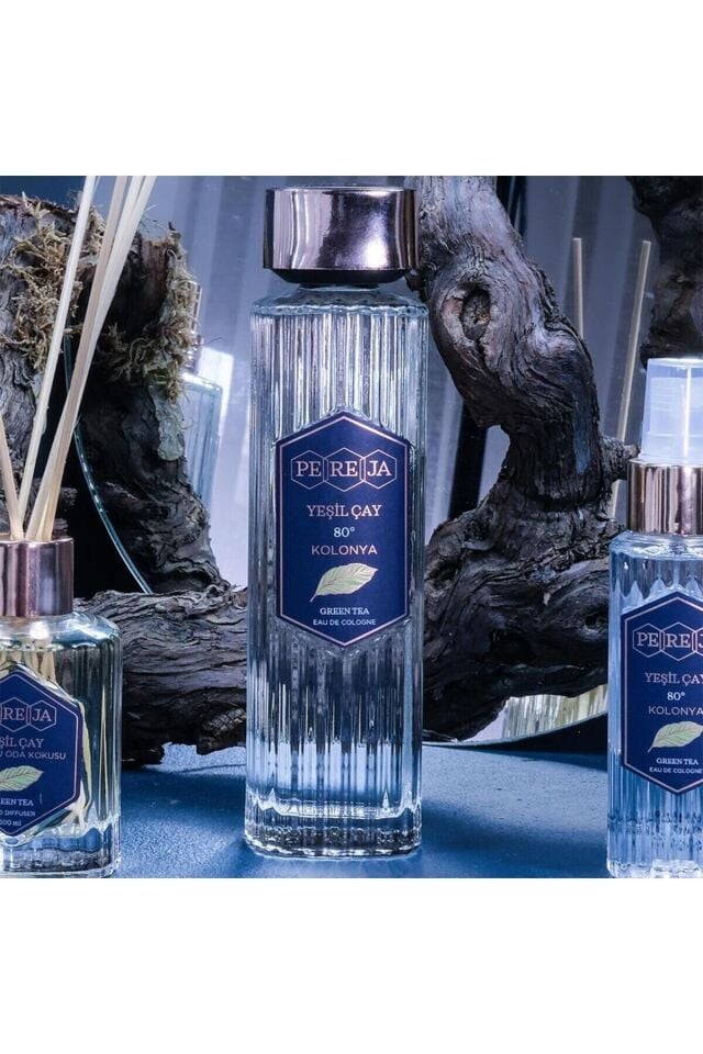 Pereja Yeşil Çay Kolonyası Cam Şişe 250 ml