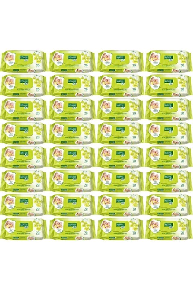 Soft Islak Bebek Havlusu 70 Li 32 Adet