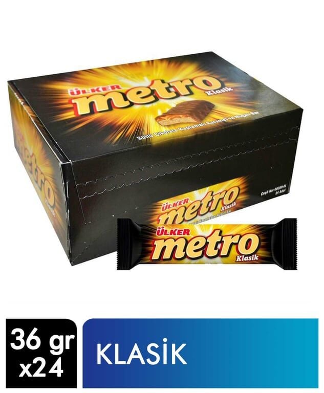 Ülker Metro Bar 36 gr X 24'lü Paket