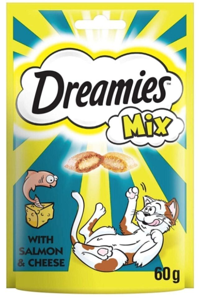 Mix Somon Balıklı Ve Peynirli Kedi Ödülü 60 gr (24 ADET)