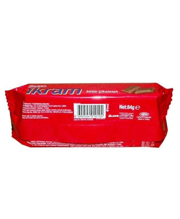 Ülker İkram Bisküvi 84 gr Sütlü Çikolatalı