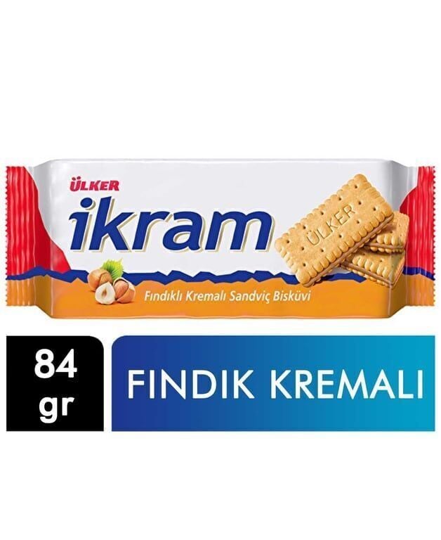 Ülker İkram Bisküvi 84 gr Fındıklı