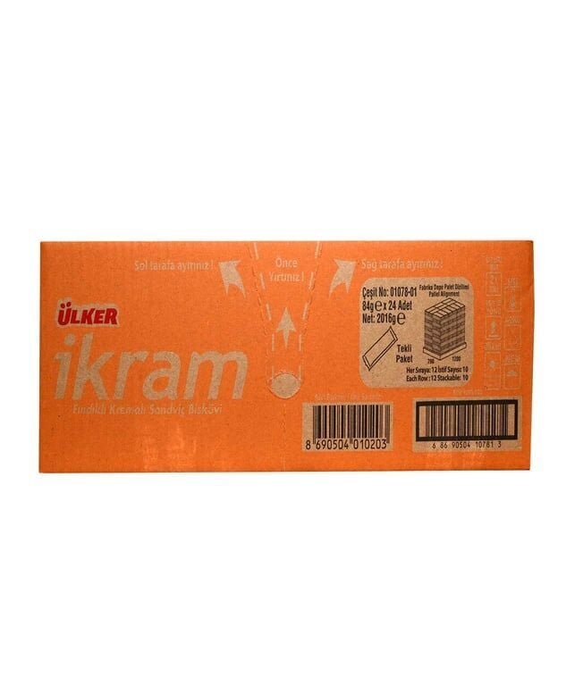 Ülker İkram Bisküvi 84 gr Fındıklı