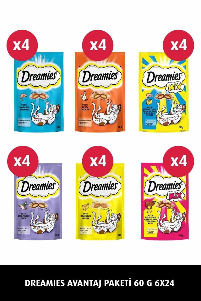 Kedi Ödül Maması Karışık 60 gr X 24 Adet