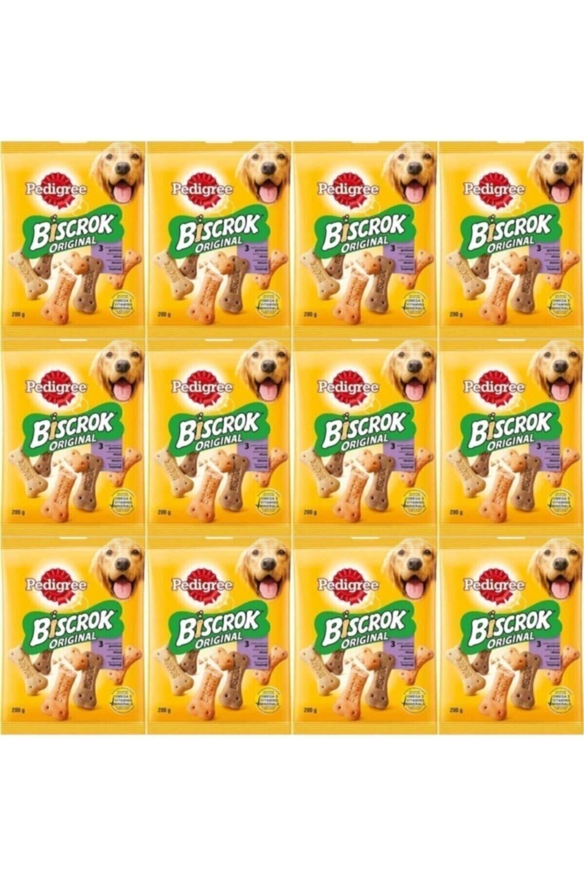 Biscrok Multi Mix Köpek Ödül Maması Bisküvi 200 gr X 12 Adet
