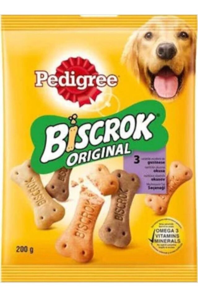 Biscrok Multi Mix Köpek Ödül Maması Bisküvi 200 gr X 12 Adet
