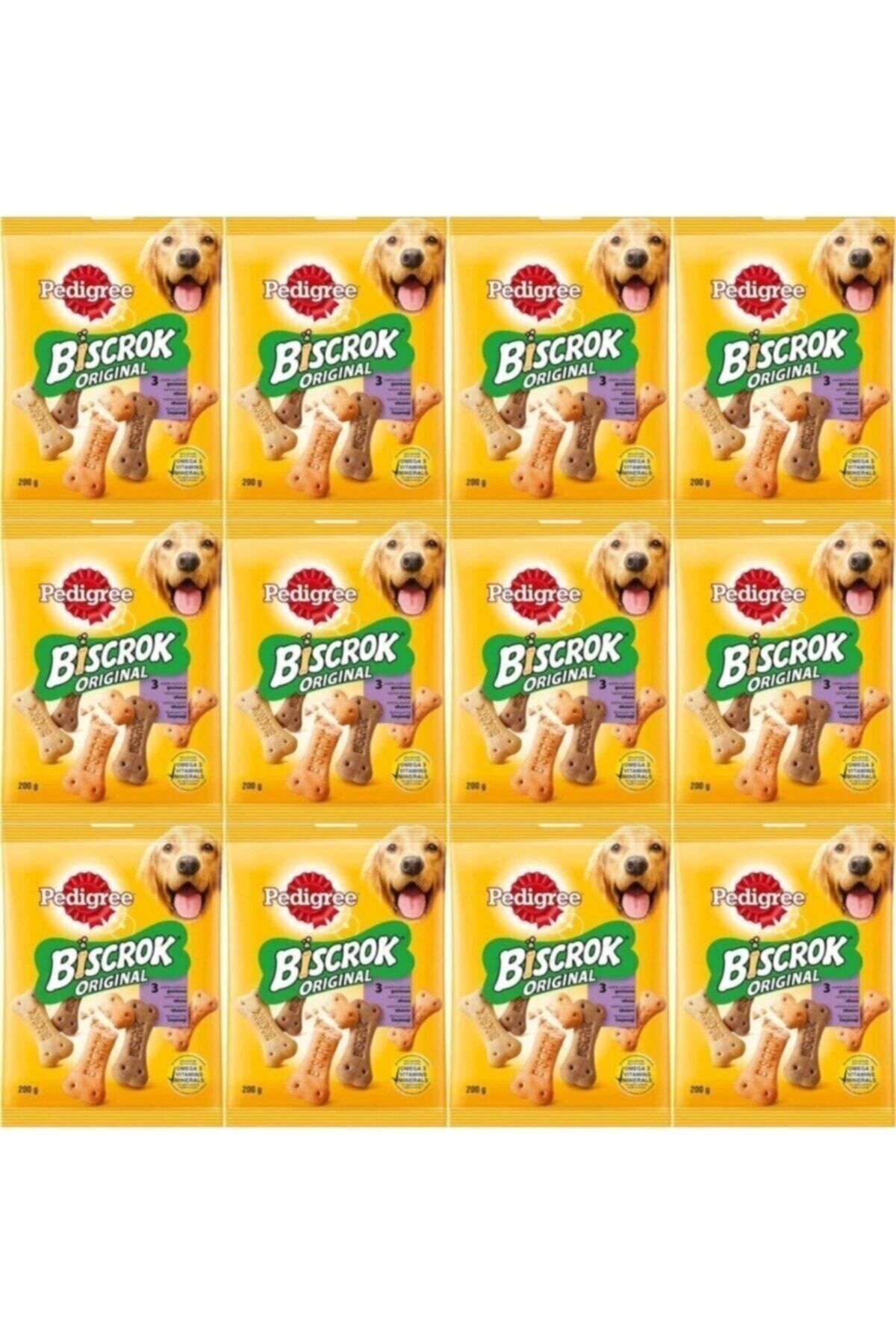 Biscrok Multi Mix Köpek Ödül Maması Bisküvi 200 gr X 12 Adet