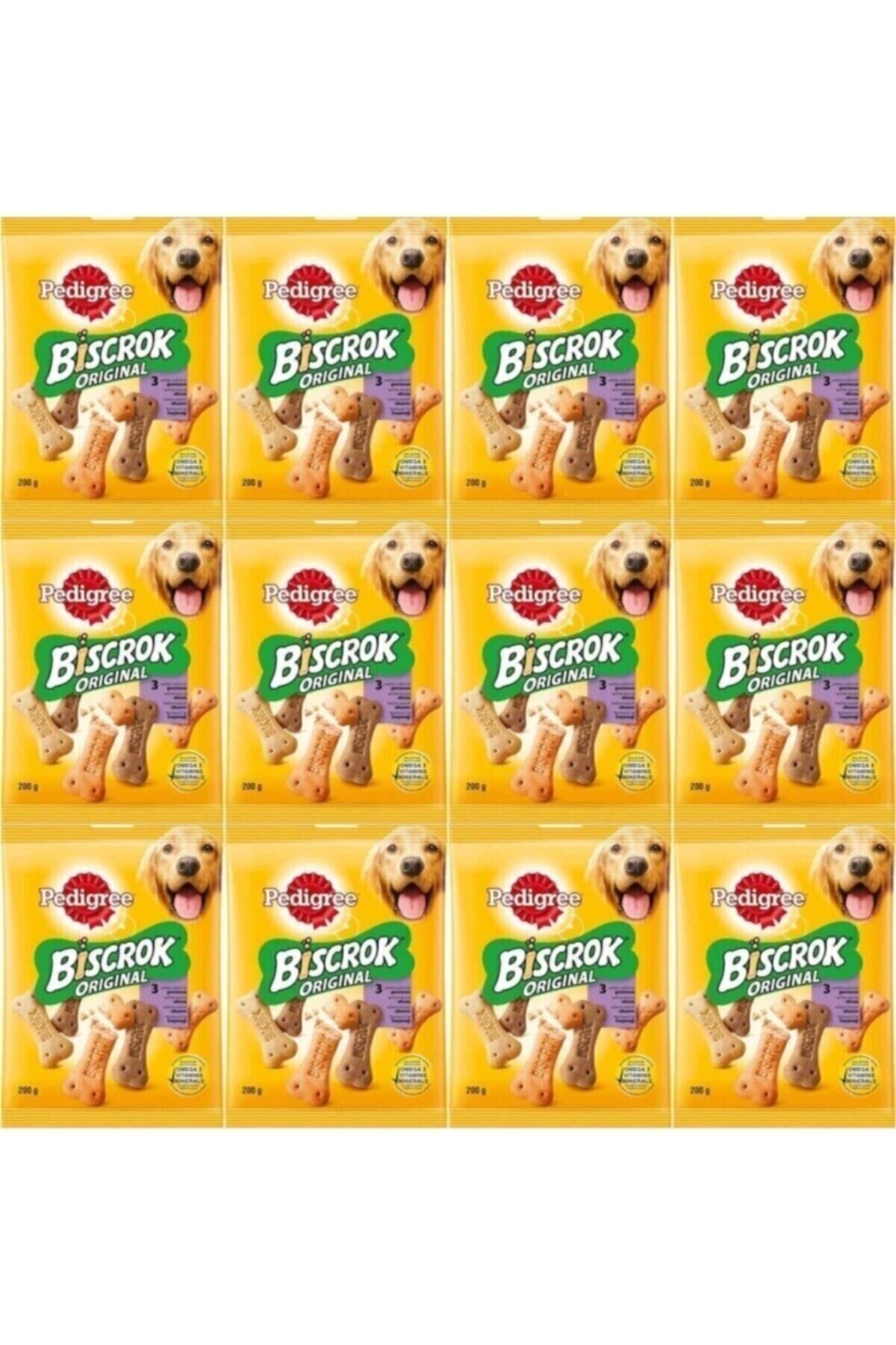 Biscrok Multi Mix Köpek Ödül Maması Bisküvi 200 gr X 12 Adet