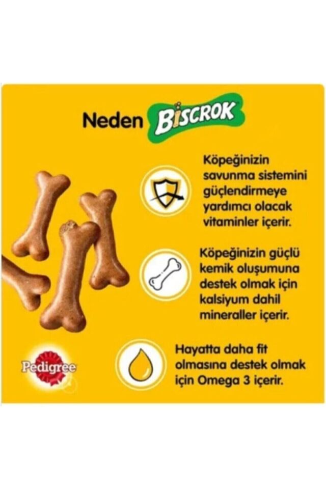 Biscrok Multi Mix Köpek Ödül Maması Bisküvi 200 gr X 12 Adet