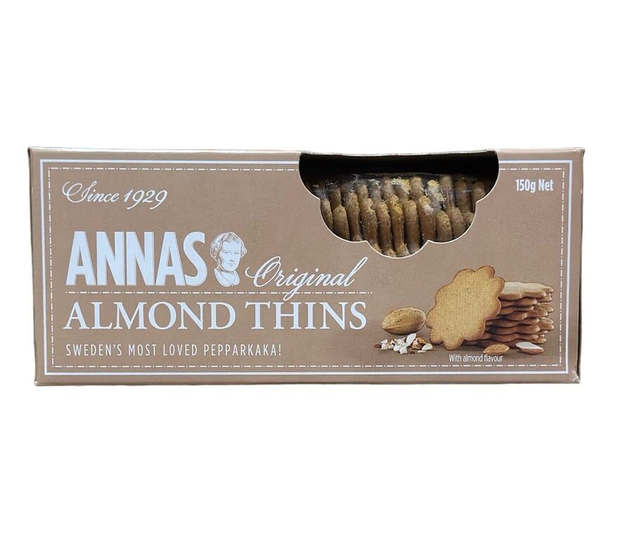 Annas Almond Thins Original Bademli Kurabiye 150 gr