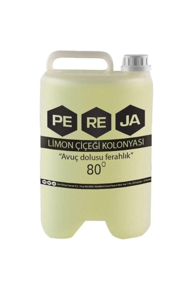 Limon Kolonyası 80 Derece 5 Litre