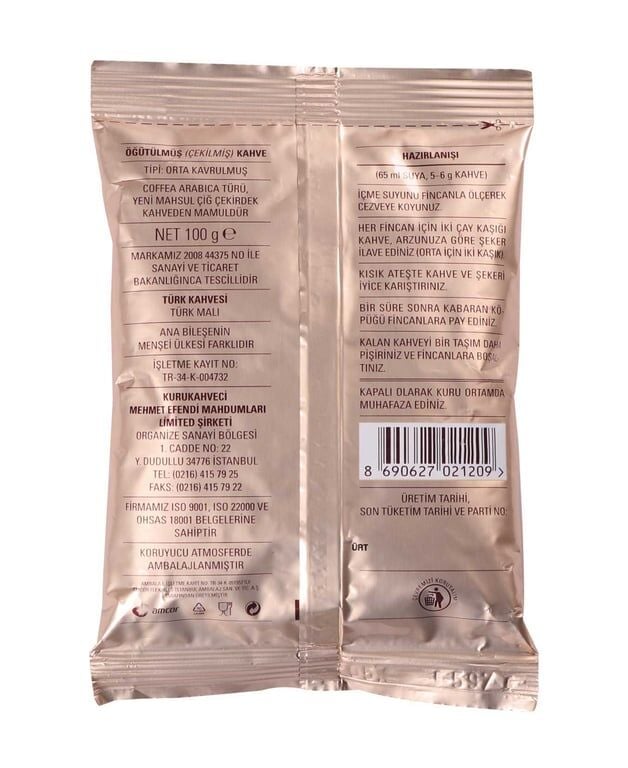 Kurukahveci Mehmet Efendi Türk Kahvesi 100 gr