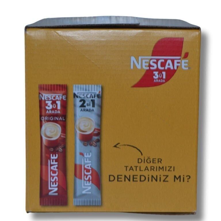 Nescafe 3'ü 1 Arada Sütlü Köpüklü 18 Gr 48'li Paket