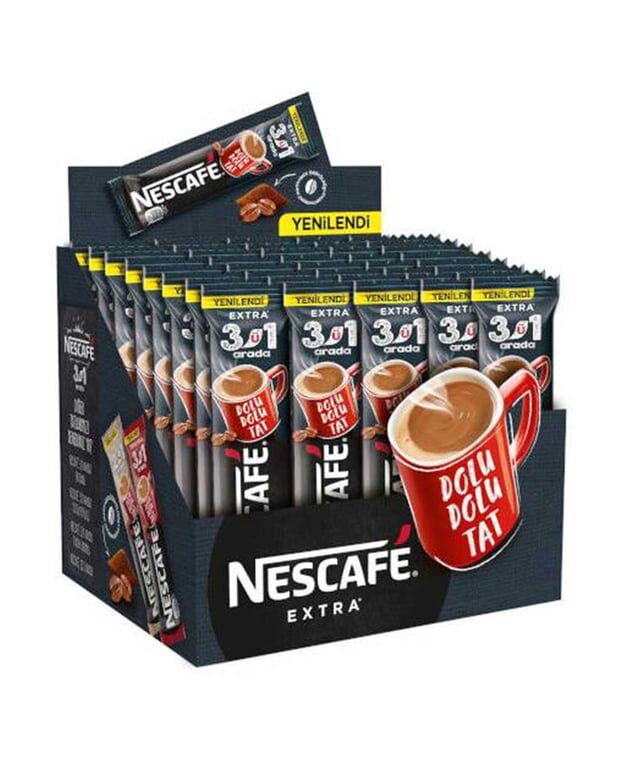 Nescafe Extra 3'ü 1 Arada 16,5 gr x 48'li Paket