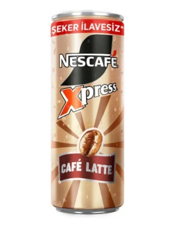 Nescafe Xpress Cafe Latte Şeker İlavesiz Soğuk Kahve 250ml