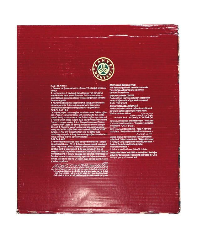 Kahve Dünyası Türk Kahvesi 100 gr Orta Kavrulmuş