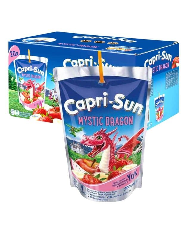 Capri-Sun Meyve Suyu 200 ml 20'li Paket Mystic Dragon