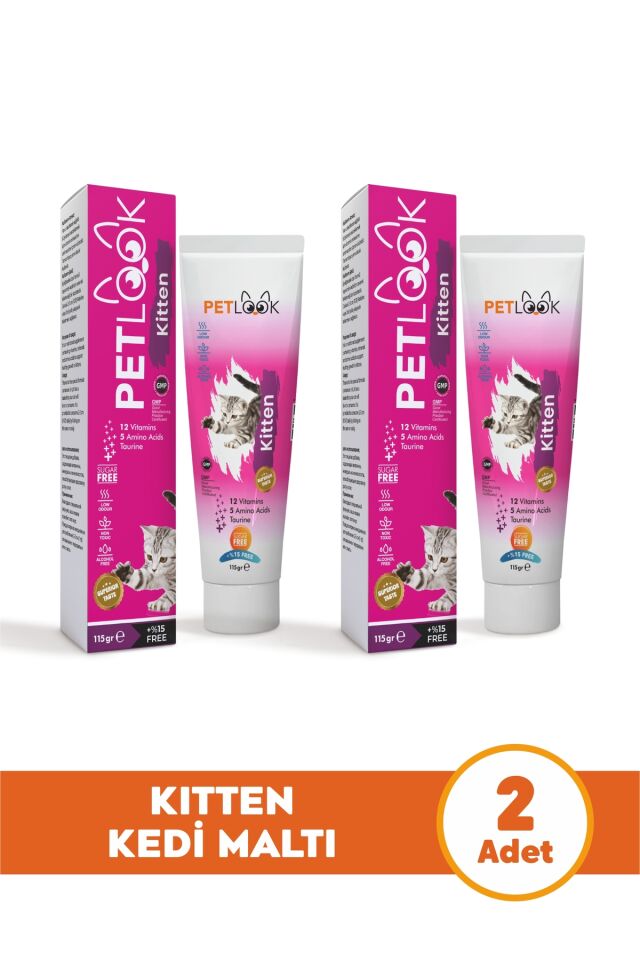 Yavru Kedi Kitten ve Anne Kedi Maltı Multivitamin 115 GR x 2 Adet
