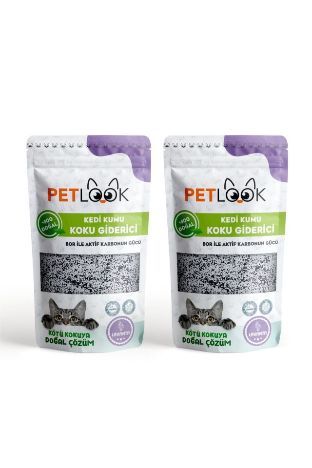 Kedi Kumu Koku Giderici, Bor ve Aktif Karbonlu Koku Giderici, Lavantalı Koku Giderici 300GRx2'li Set