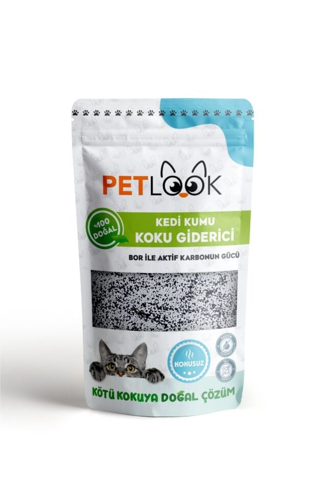 Kedi Kumu Koku Giderici, Bor ve Aktif Karbonlu Koku Giderici Kokusuz 300 GR, 3'lü Set