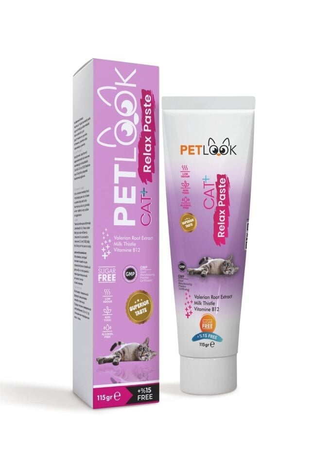 Petlook Sakinleştirici, Stres Azaltıcı ve Rahatlatıcı Relax Kedi Maltı Be calming, Kedi Vitamini, Kedi Ödülü