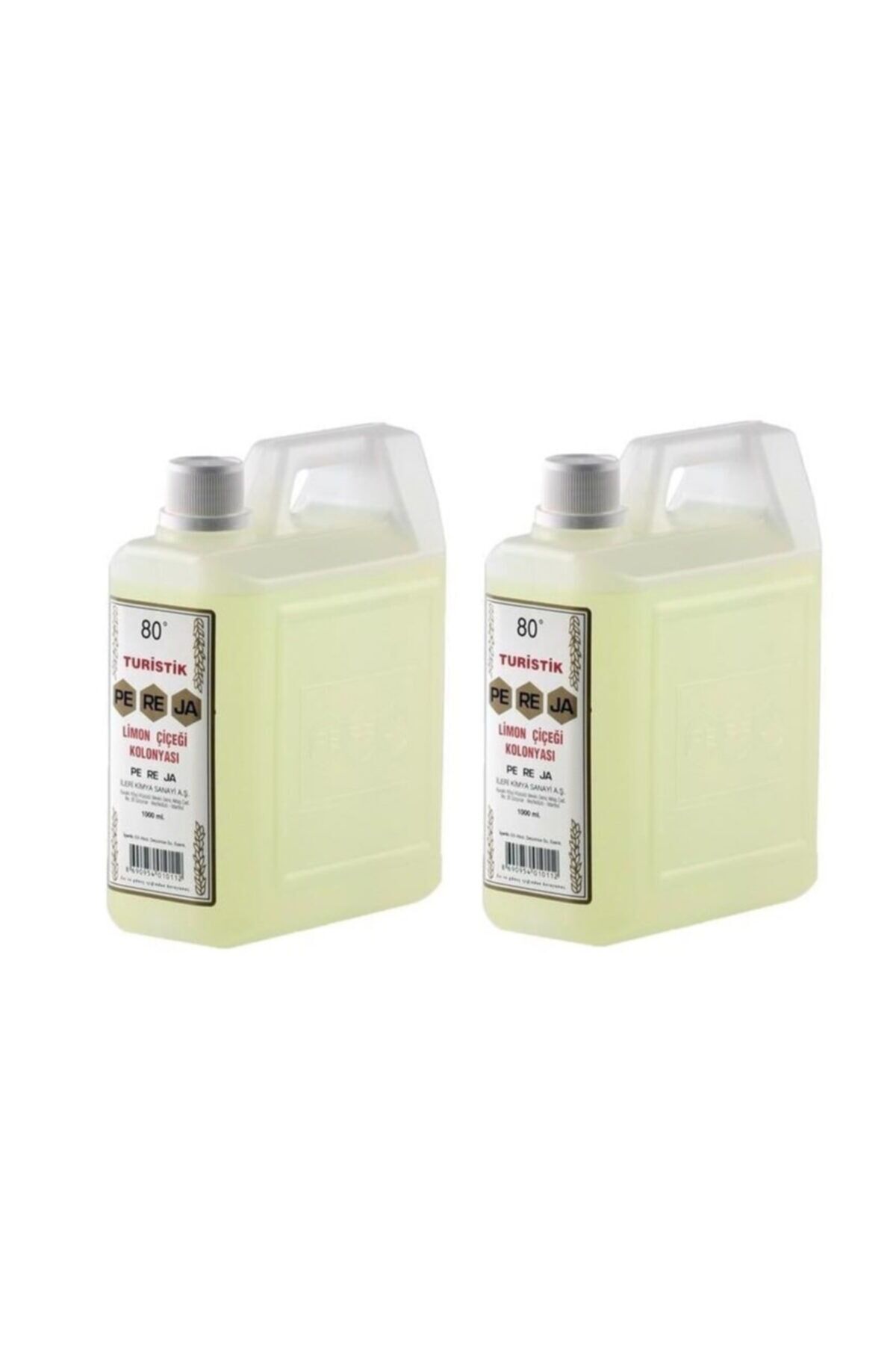 80 Derece Limon Kolonyası 2 Adet 1000 Ml