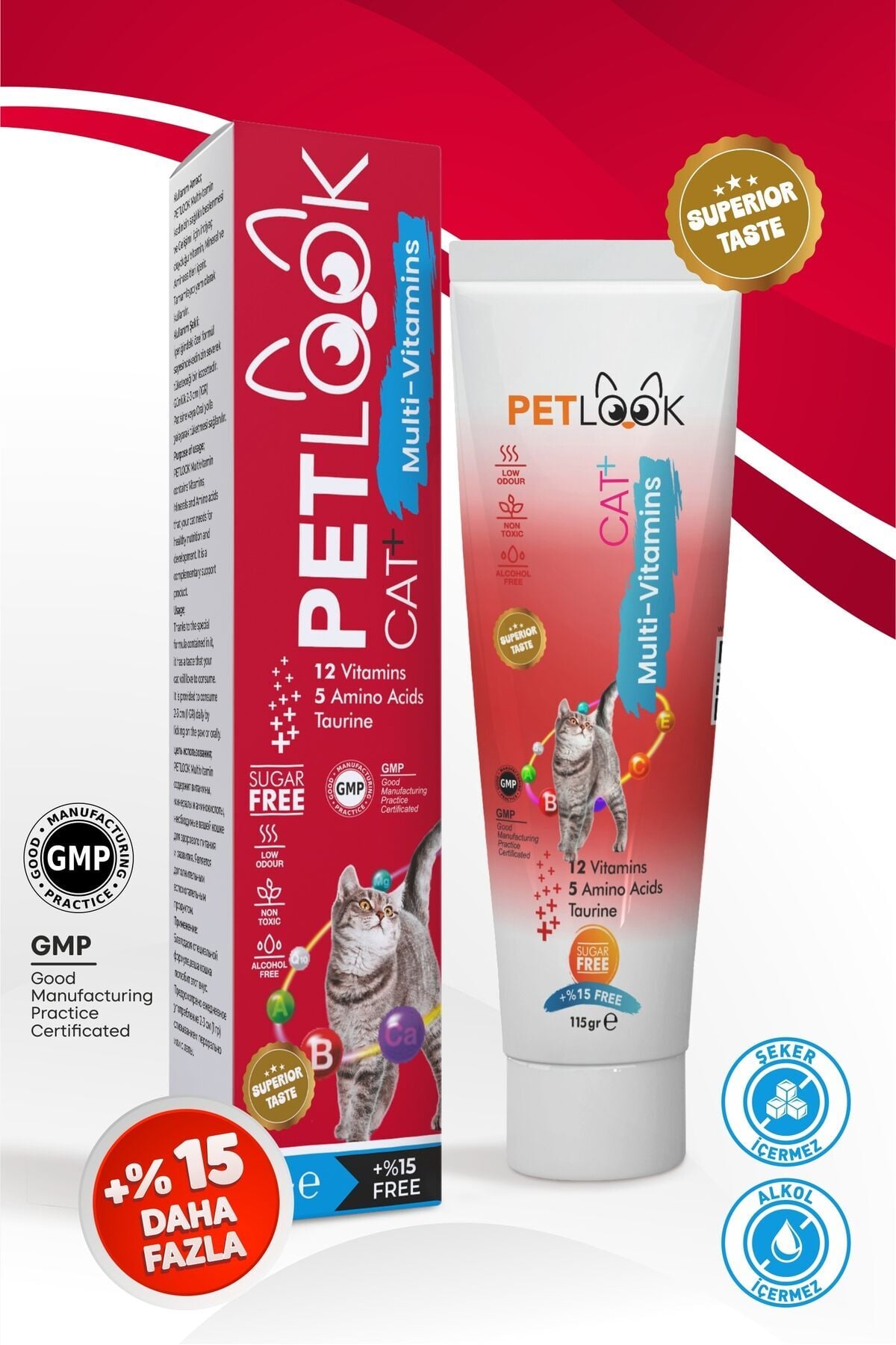 Multivitamin Kedi Maltı 115 GR, Kedi Malti, Kedi Ödülü ve Kedi Vitamini