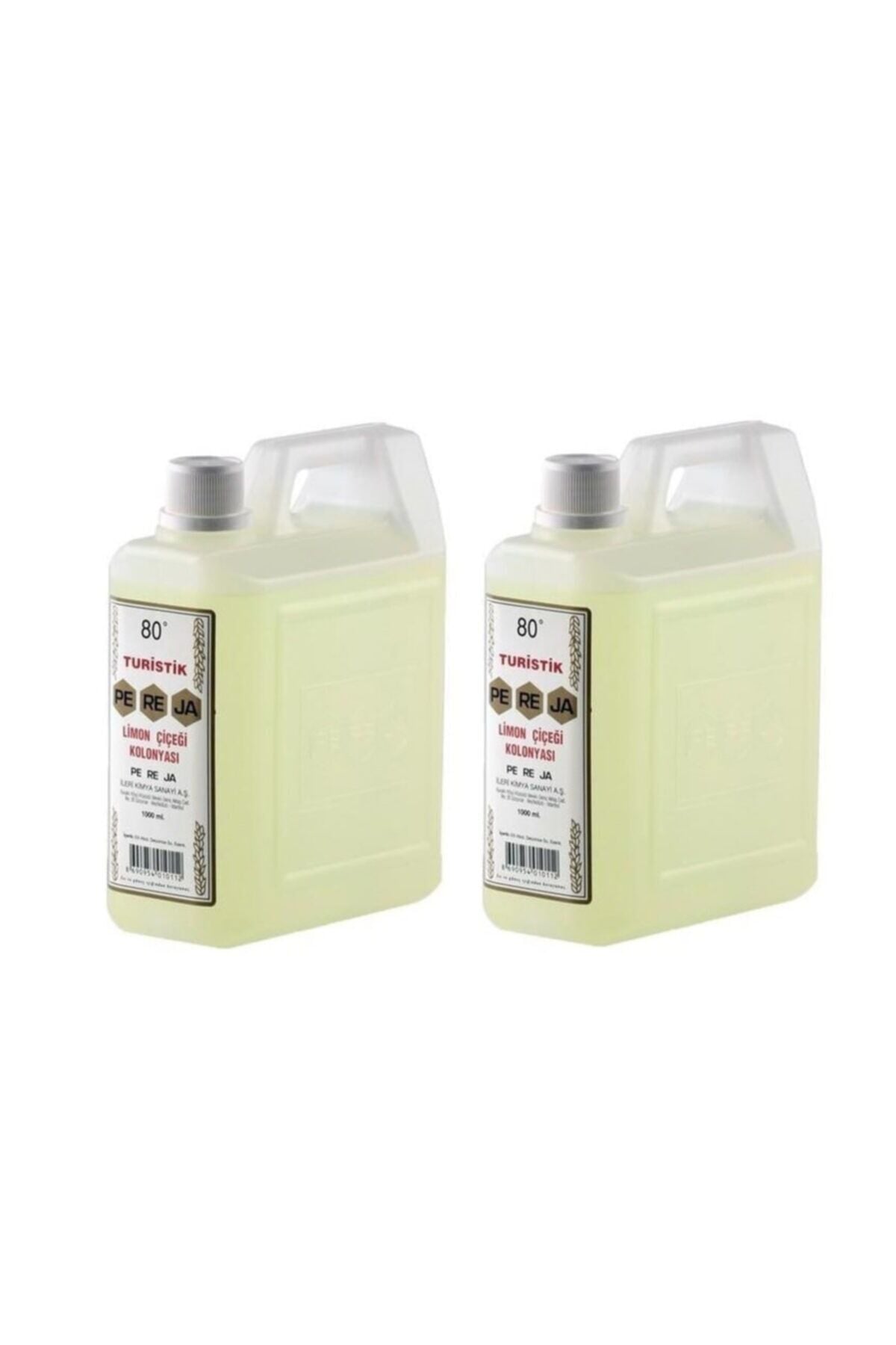 80 Derece Limon Kolonyası 2 Adet 1000 Ml