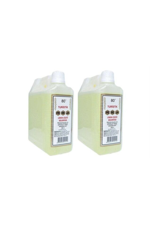 80 Derece Limon Kolonyası 2 Adet 1000 Ml