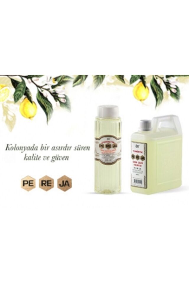 80 Derece Limon Kolonyası 2 Adet 1000 Ml