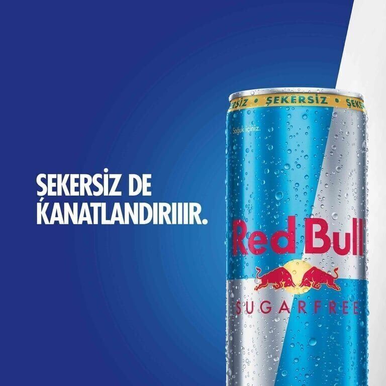 Red Bull Enerji İçeceği Şekersiz 250 ml X 24'lü Paket