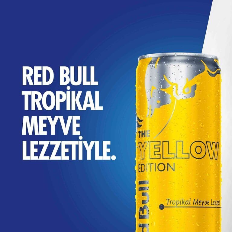 Red Bull Enerji İçeceği Tropikal Meyve 250 ml X 24'lü Paket