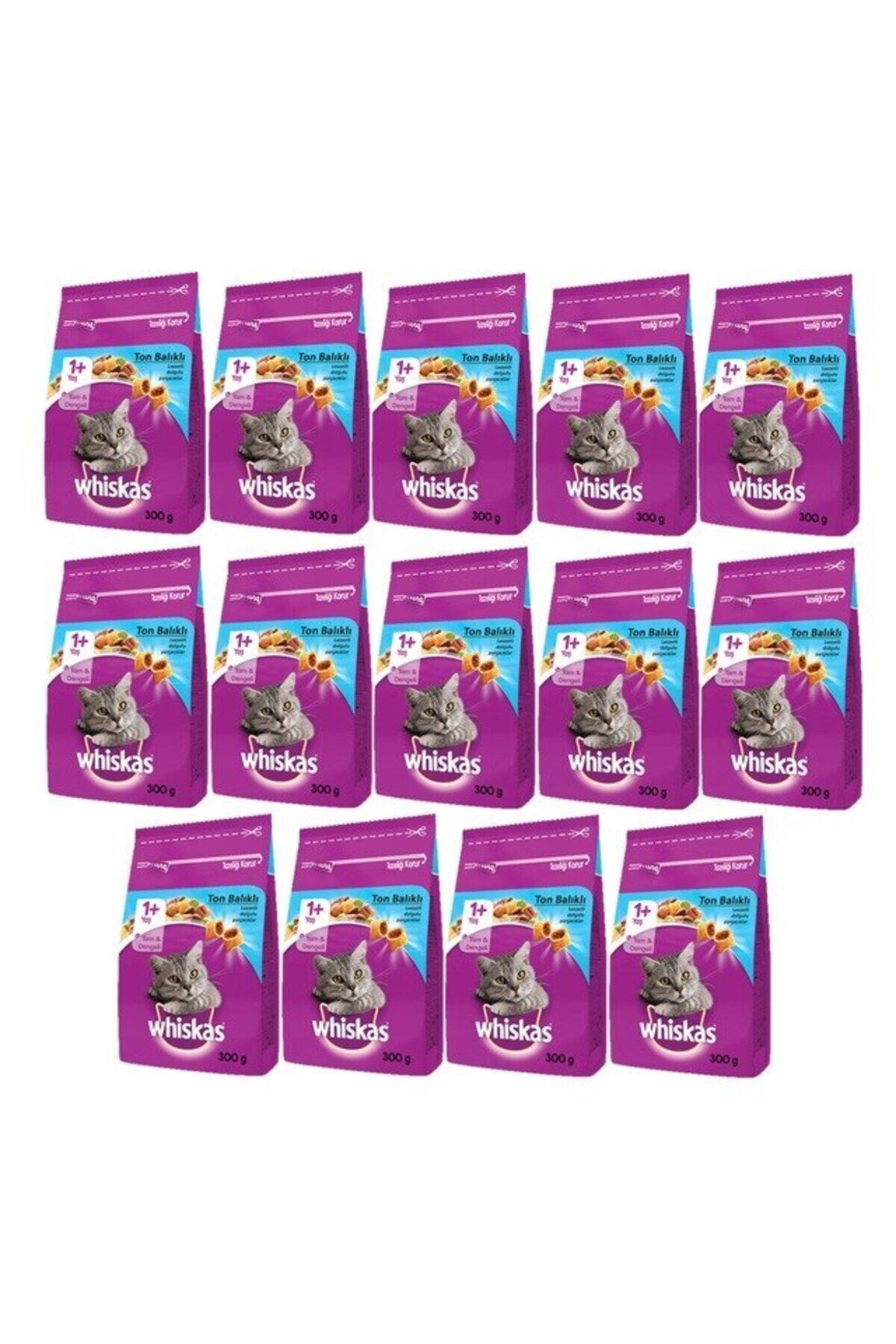 Ton Balıklı Yetişkin Kedi Kuru Maması 14x300 gr
