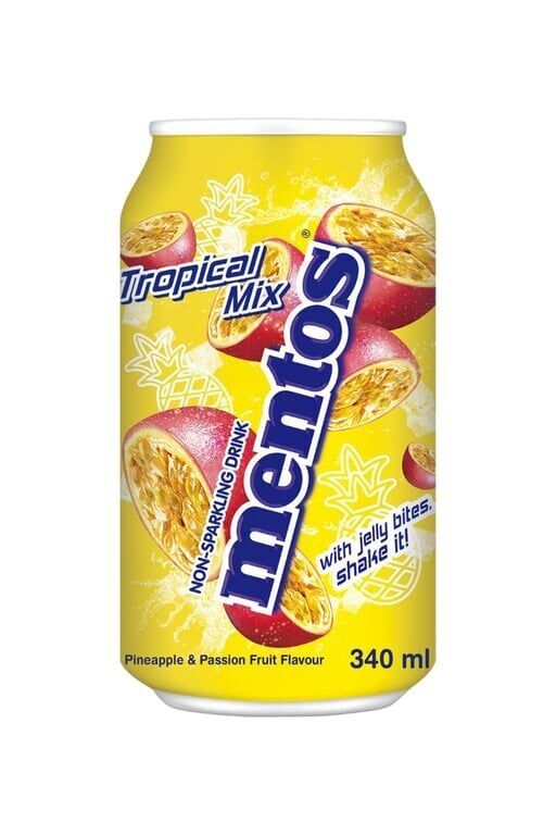Mentos Non-Sparkling Drink Tropical Mix 340ml