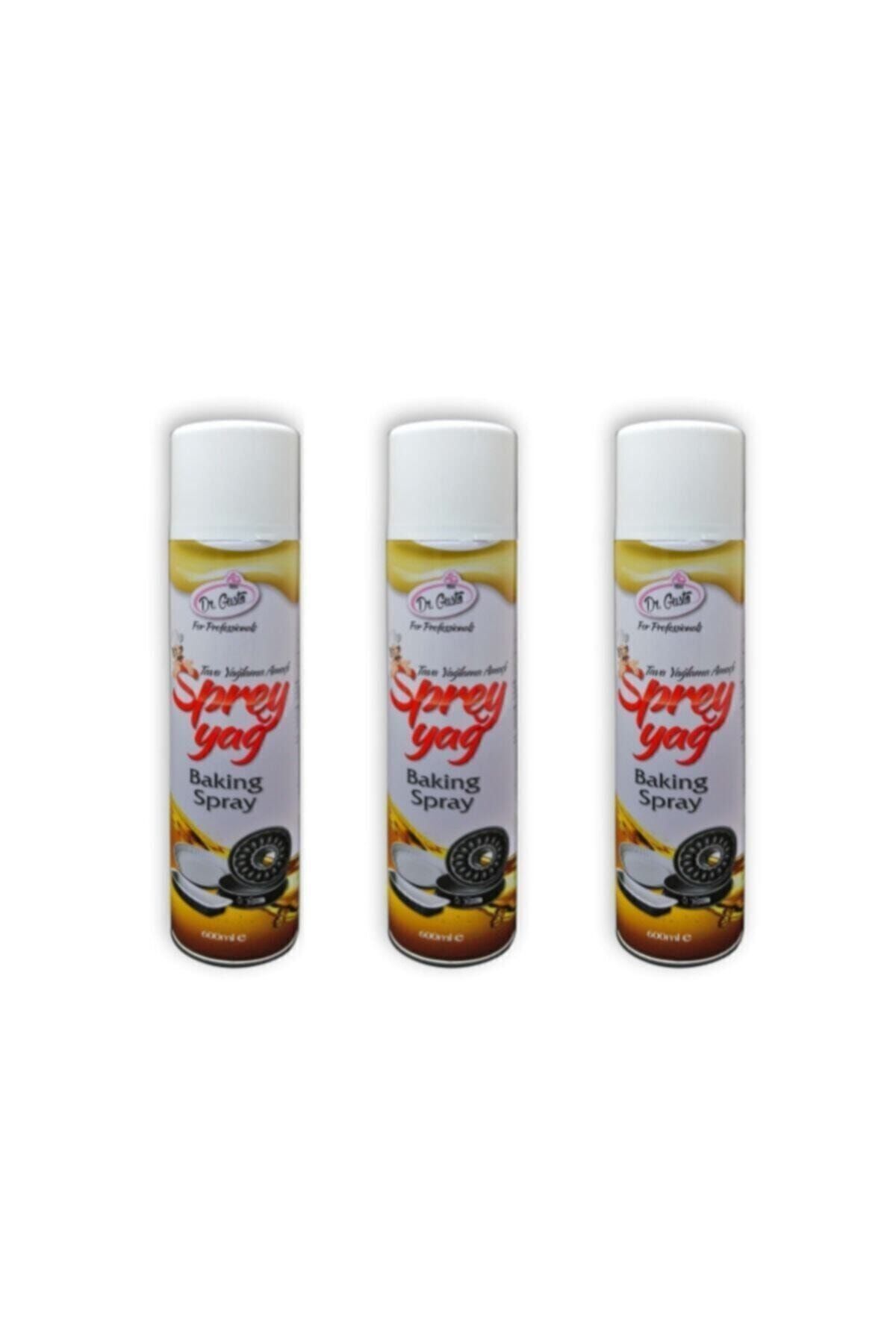 Dr Gusto Sprey Tava Yağı 3 Adet (3x600 Ml)