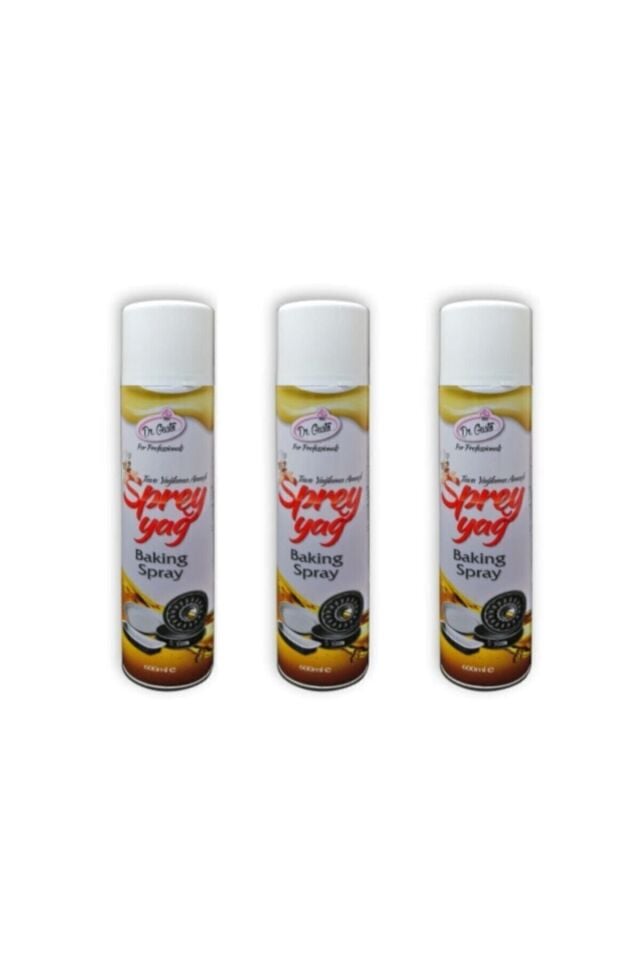 Dr Gusto Sprey Tava Yağı 3 Adet (3x600 Ml)
