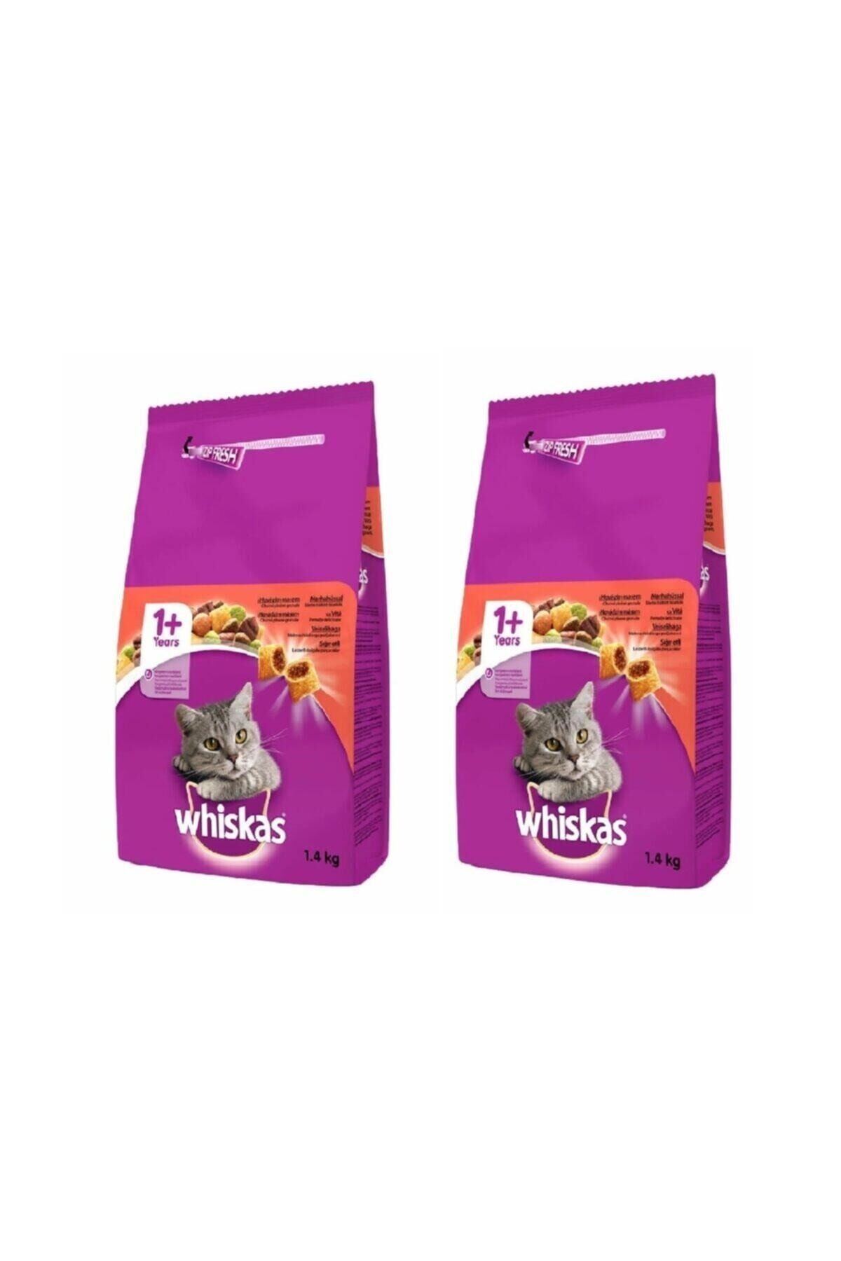 Sığır Etli Yetişkin Kedi Maması 1,4 Kg * 2 Adet