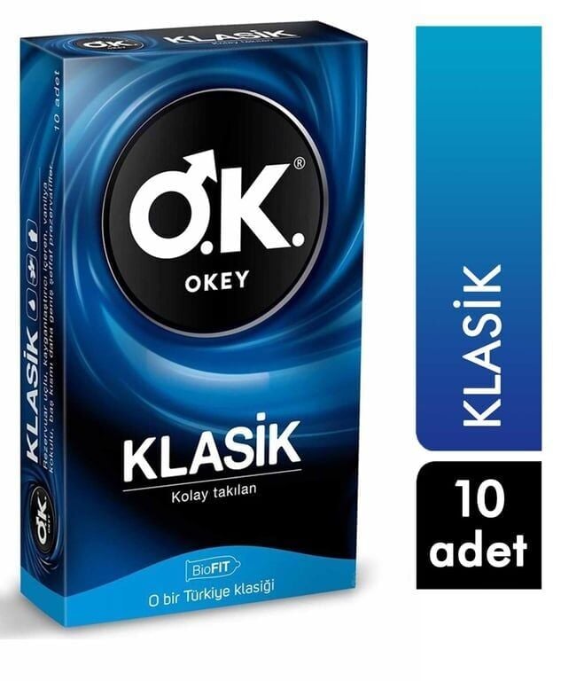 Okey Prezervatif 10'lu Klasik