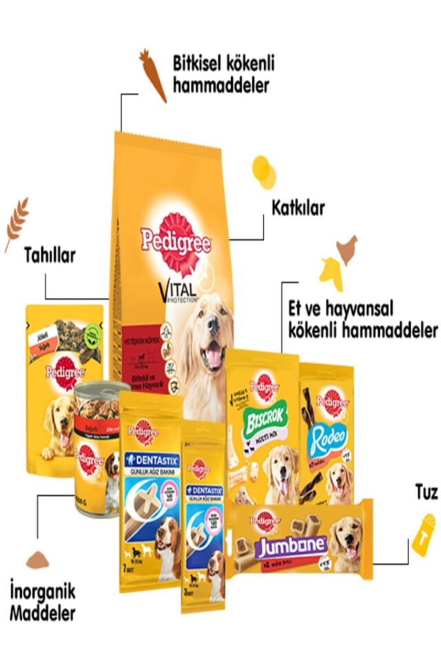 Pedigree Biftekli Kuru Mama 2.6 Kg