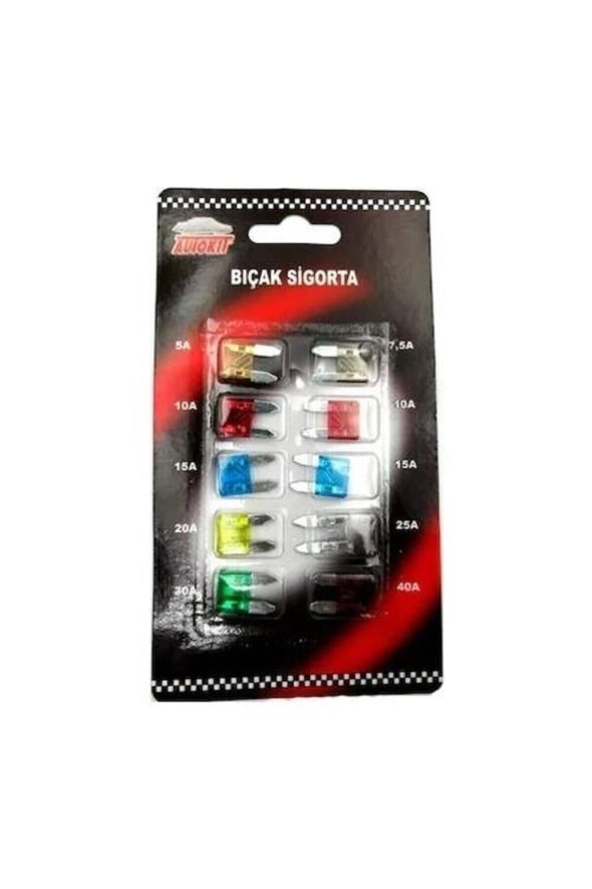 Mini Bıçak Sigorta Seti 10lu Paket